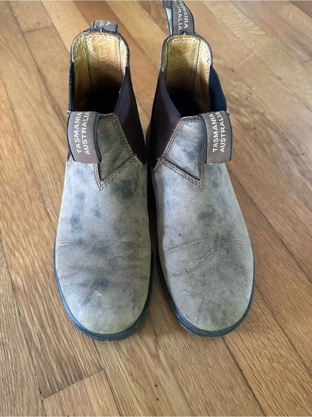 Blundstone Chelsea Ankle Boots in Taupe